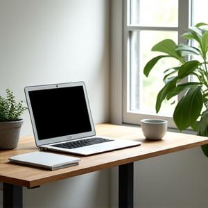 ErgoFlow Standing Desk in a modern home office